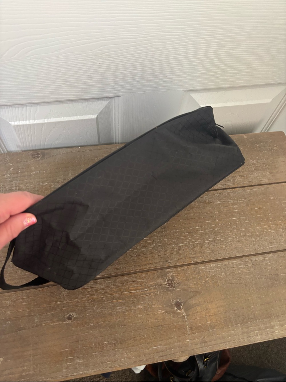 thirty-one Black Quilted Toiletry Organizer Sling - Picture 3 of 6